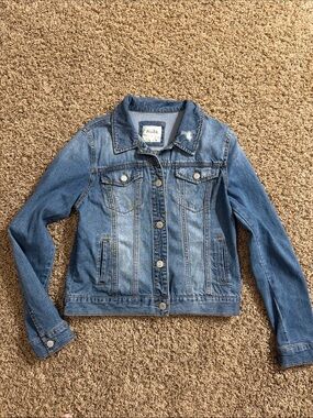 Mudd Girls Blue Denim Jean Jacket